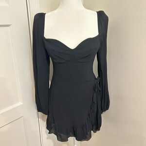Reformation Cammi Dress Black